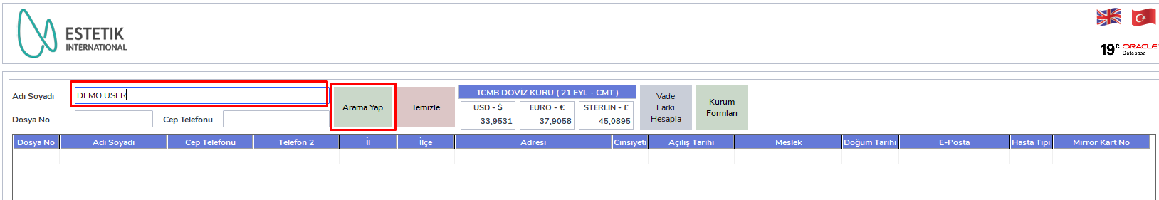 Ad Soyad ile Arama