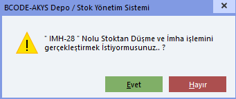 Onay Penceresi