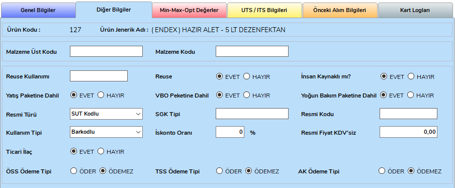 Diğer Bilgiler